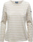 Saint James Minquidame Breton Striped Shirt With Long Sleeve - Women's - Naturel - Neige