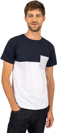 Saint James Cyriac Tricolour T-Shirt - Men's