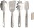 Sea to Summit Detour Stainless Steel 4 Piece Utensil Set - Stainless Steel Grey