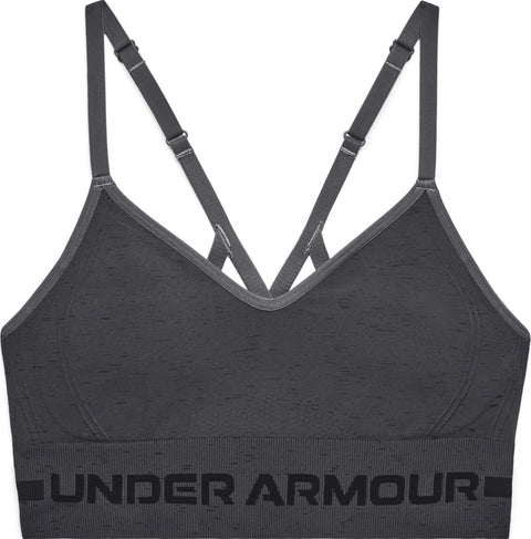 Under Armour UA Seamless Low Long Heather Sports Bra - Women's