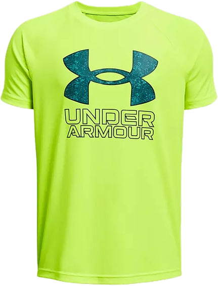 Under Armour UA Tech™ Hybrid Print Fill Short Sleeve Top - Boys