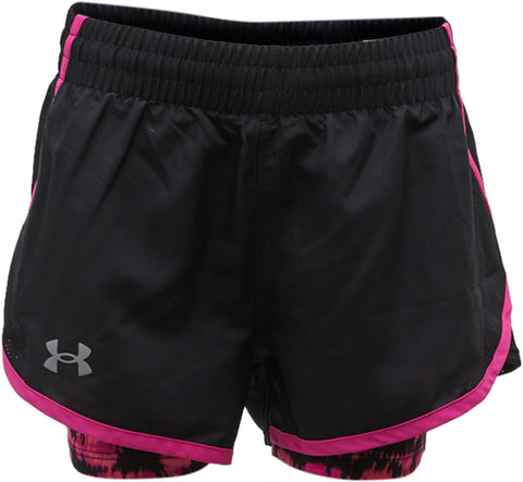Under Armour Fly-By 2-In-1 Shorts - Girls