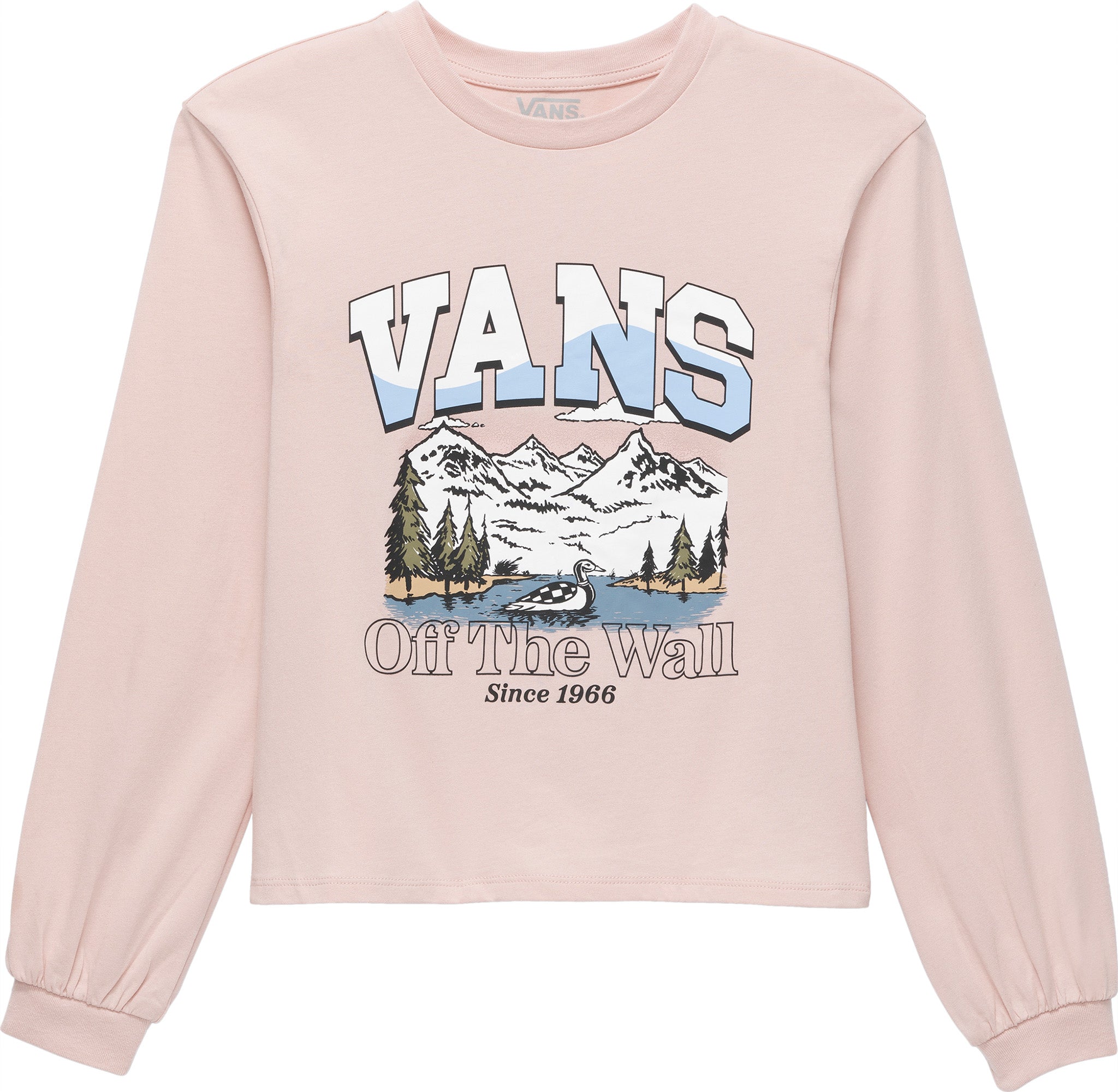 Vans Off The Wall Springs Blousant Long Sleeve T-Shirt - Girls Vans Off The Wall Springs Blousant Long Sleeve T-Shirt - Girls