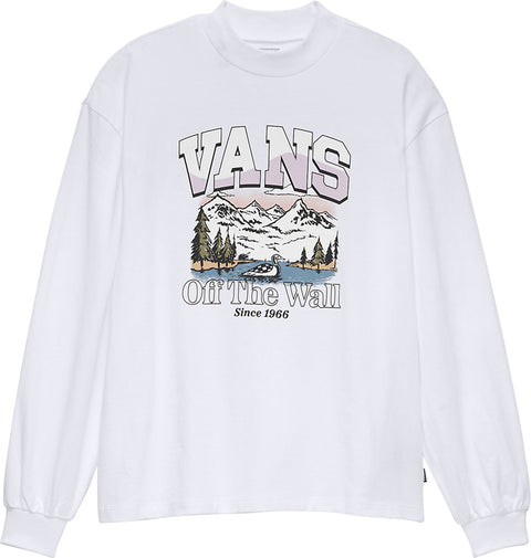 Vans Off The Wall Springs Long Sleeve Mock Neck T-Shirt - Women's